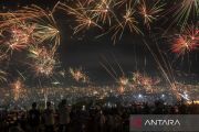 Perayaan pergantian tahun di Palu