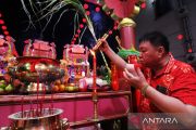 FOTO - Ritual Dewa Kwan Te Kong di Dumai