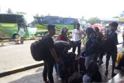 Arus mudik Terminal Bakauheni Lampung  ​​​​​​​