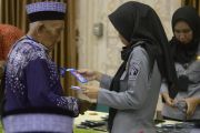 Jamaah calon haji tiba di Asrama Haji Lampung