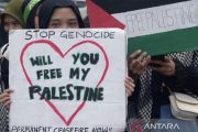 Aksi bela Palestina di Lampung