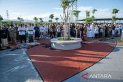 Shalat Idul Adha di Taman Huntap Talise Palu