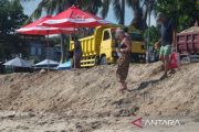 Kuta Beach renovation after abrasion