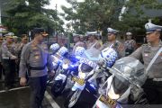 Apel penggelaran sarpras di Polresta Bandar Lampung