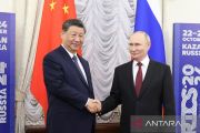 Sampaikan pesan Tahun Baru, Putin-Xi pertegas hubungan Rusia-China