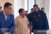 Prabowo berjumpa aktor senior Steven Seagel