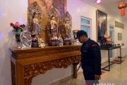 Sterilisasi wihara jelang perayaan Imlek di Lampung