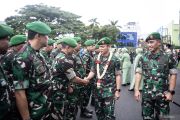 Penyambutan Pangdam II Sriwijaya yang baru