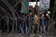 FOTO - Aksi unjuk rasa mahasiswa di Makassar