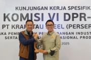 Komisi VI DPR RI Dukung Krakatau Steel Dalam Pengembangan Industri Baja Nasional