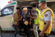 Jamaah calon haji asal OKU Timur berangkat menuju Madinah