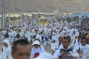 Menag pastikan seluruh peserta haji sudah wukuf & berada di Mina