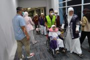 Kepulangan jamaah haji kloter pertama Padang