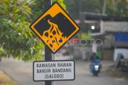 Rambu rawan bencana di Tanah Datar