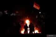 Aksi unjuk rasa di depan Mako Brimob Kwitang