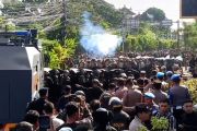 Aksi unjuk rasa di Bali berakhir anarkis, polisi amankan demonstran