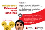 Hattrick emas Muhammad Husni di ISG 2025