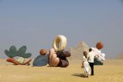 Pameran seni internasional digelar di objek wisata Piramida Giza Mesir