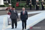 Presiden Prabowo terima kunjungan Raja Yordania di Istana Merdeka