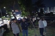 Petugas gabungan antisipasi prostitusi Taman Daan Mogot Jakbar