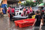 Ketinggian banjir di Pondok Karya Jaksel capai 80 sentimeter
