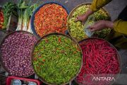 PIHPS: Harga bawang merah Rp37.900/kg, cabai rawit Rp24.600/kg