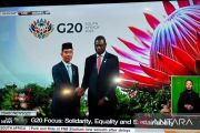VP Gibran welcomed by South African President Ramaphosa at G20 Summit