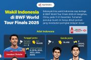 Wakil Indonesia di BWF World Tour Finals 2025