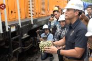 Menko AHY resmikan angkutan barang kereta api Cilegon-Surabaya