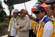Menteri PU tinjau pembangunan floodway atasi banjir di Medan
