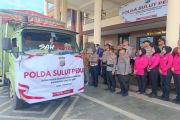Polda Sulut distribusikan 25 ton bahan pokok bencana alam Sumatera