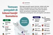 Temuan penyakit di lokasi banjir Sumatera