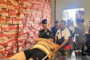 Indonesian navy hospital ship treats flood victims in North Sumatra