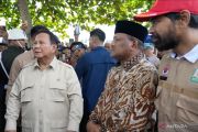 Prabowo janji perbaiki bendungan hingga sawah di Bireuen Aceh