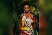 Miss Jamaica mengalami pendarahan karena jatuh dari panggung