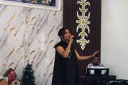 Nowella Idol hibur warga binaan Lapas Ambon dalam perayaan Natal 2025