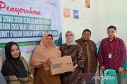 Bank Sumut salurkan laptop ke Sekolah Bintang Rabbani di Deli Serdang