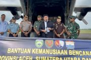 Gubernur Sumsel lepas bantuan dari pelajar ke korban bencana di Sumbar