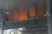Kebakaran melanda sebuah ruko di Penjaringan