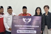PMI Jaksel bantu salurkan donasi PT Duta Elok Persada ke Sumatera