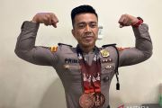 Personel Polda Kepri juarai turnamen binaraga bertaraf internasional