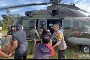 TNI AU kerahkan heli antar logistik ke lokasi bencana di Sumbar