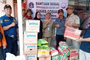 Sudinsos salurkan bantuan logistik bagi korban kebakaran di Gropet