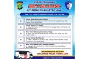 Lokasi gerai SIM Keliling di Jakarta pada Selasa