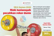 SEA Games 2025: Rizki Juniansyah pecahkan rekor dunia