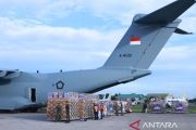 TNI AU kerahkan A400M untuk antar logistik ke lokasi bencana Aceh