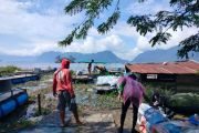 Sekitar 1.428,73 ton ikan mati dampak upwelling air Danau Maninjau