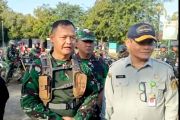100 prajurit TNI bermotor salurkan bantuan pangan ke Bener Meriah