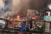 14 rumah semi permanen terbakar di Kapuk Muara Jakut