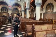Jakarta Police sterilize Cathedral Church ahead of Christmas mass